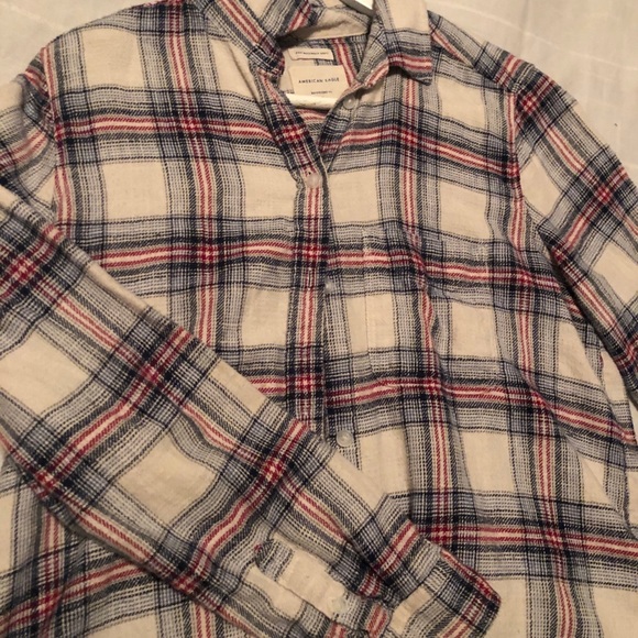 american eagle boyfriend flannel - Picture 4 of 4